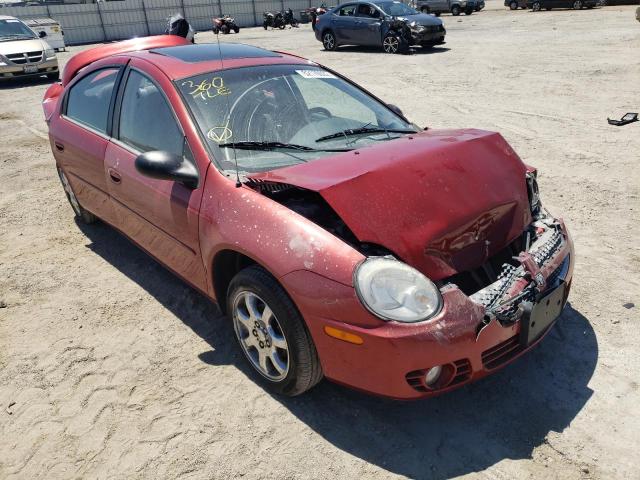 DODGE NEON SXT 2004 with VIN 1B3ES56C34D627581 - Photo from auction
