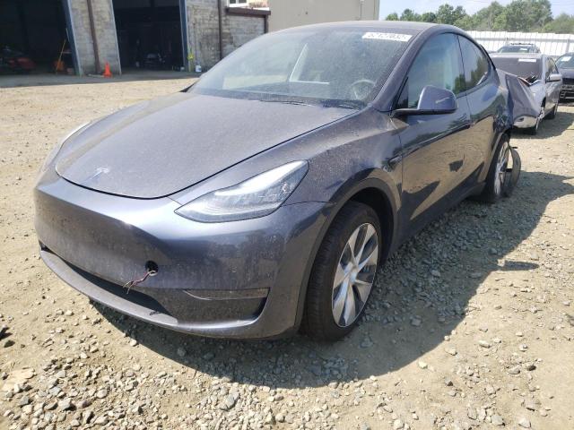 Photo 2 from auction – 2021 TESLA MODEL Y with VIN 5YJYGDEEXMF078948