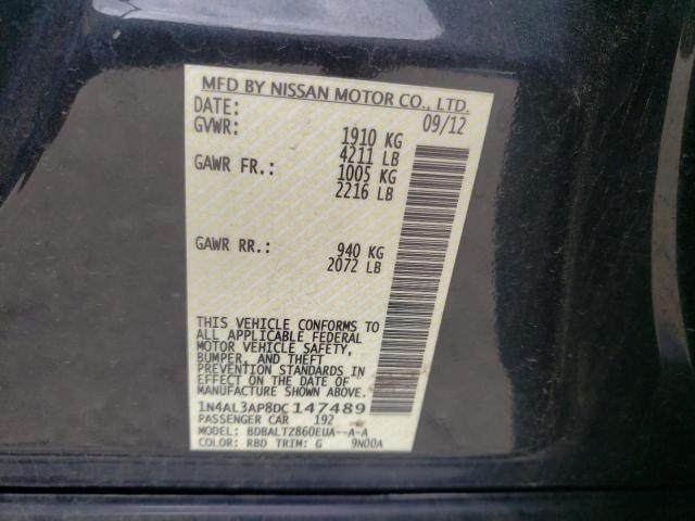 Photo 10 from auction – 2013 NISSAN ALTIMA 2.5 with VIN 1N4AL3AP8DC147489