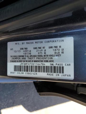 Photo 10 from auction – 2014 MAZDA 3 SPORT with VIN JM1BM1K72E1164784