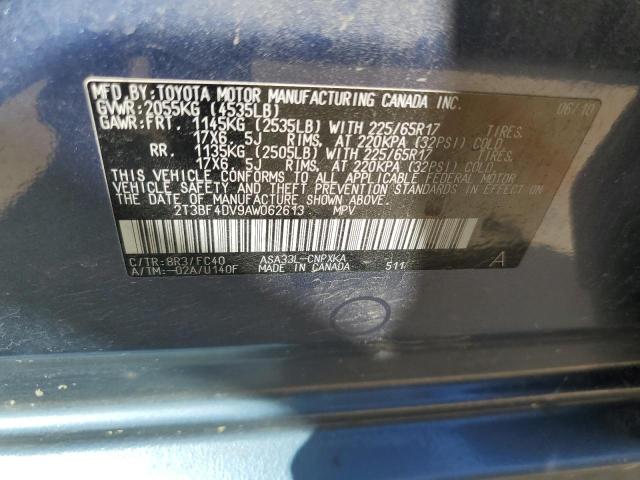 Photo 10 from auction – 2010 TOYOTA RAV4 with VIN 2T3BF4DV9AW062613