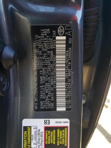 Zdjęcie 10 z aukcji – 2010 TOYOTA COROLLA BA z VIN 2T1BU4EE8AC357667