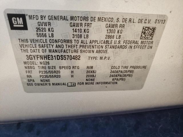 Photo 10 from auction – 2013 CADILLAC SRX PERFOR with VIN 3GYFNHE31DS570482