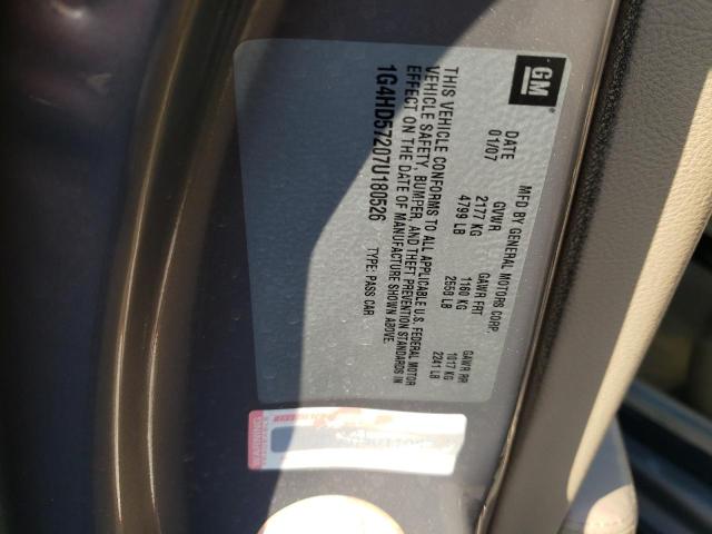 Photo 10 from auction – 2007 BUICK LUCERNE CX with VIN 1G4HD57207U180526