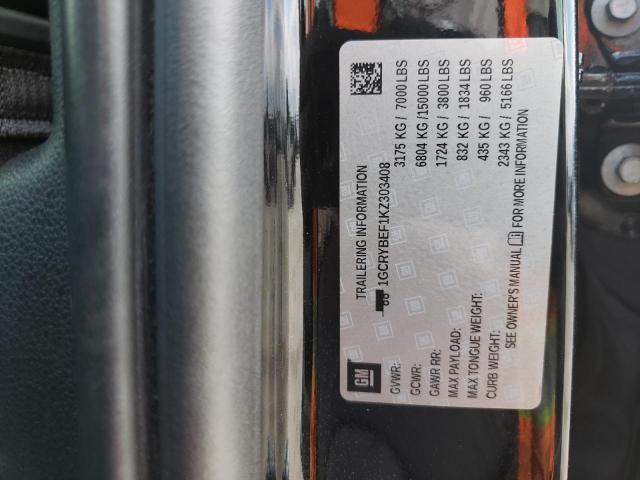 Photo 10 from auction – 2019 CHEVROLET SILVERADO with VIN 1GCRYBEF1KZ303408