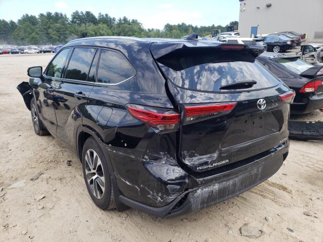 Photo 3 from auction – 2020 TOYOTA HIGHLANDER with VIN 5TDHZRBH7LS504725