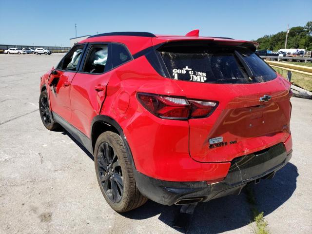 Photo 3 from auction – 2020 CHEVROLET BLAZER RS with VIN 3GNKBKRS3LS666115