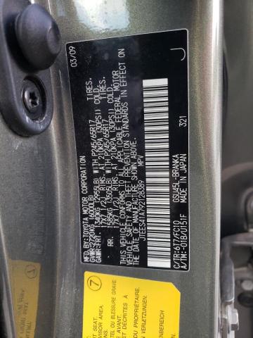 Photo 10 from auction – 2009 TOYOTA HIGHLANDER with VIN JTEES41A792128389