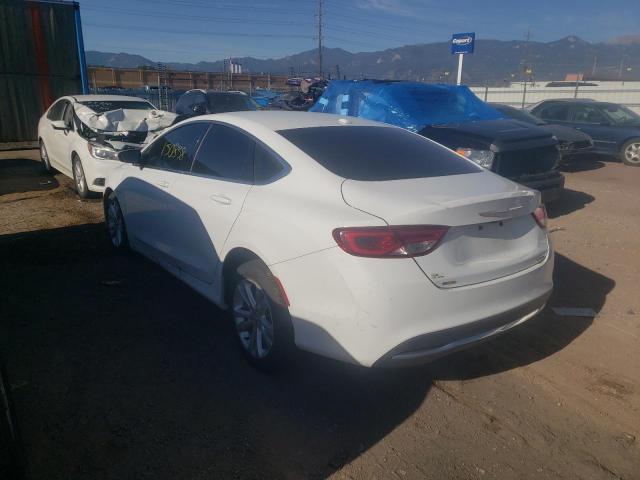 Photo 3 from auction – 2015 CHRYSLER 200 LIMITE with VIN 1C3CCCAB8FN603476