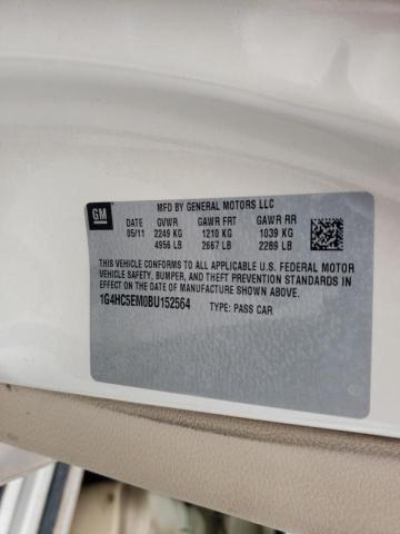 Photo 10 from auction – 2011 BUICK LUCERNE CX with VIN 1G4HC5EM0BU152564