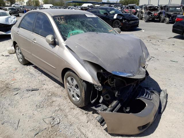 KIA SPECTRA EX 2009 with VIN KNAFE222X95614718 - Photo from auction