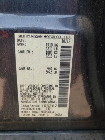 Photo 10 from auction – 2013 NISSAN ALTIMA 2.5 with VIN 1N4AL3AP4DC163267