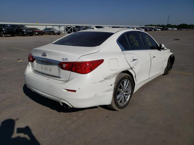 Photo 4 from auction – 2014 INFINITI Q50 BASE with VIN JN1BV7AP4EM688182
