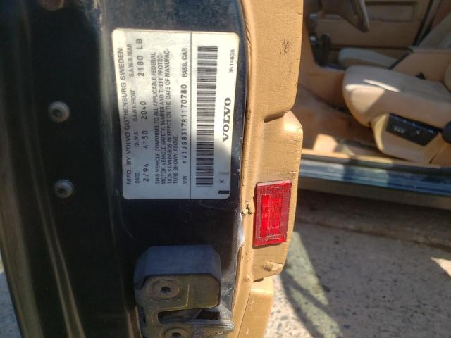 Photo 10 from auction – 1994 VOLVO 940 with VIN YV1JS8317R1170780