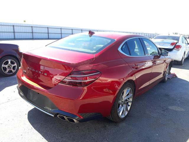 Photo 4 from auction – 2022 GENESIS G70 BASE with VIN KMTG34TA6NU095599