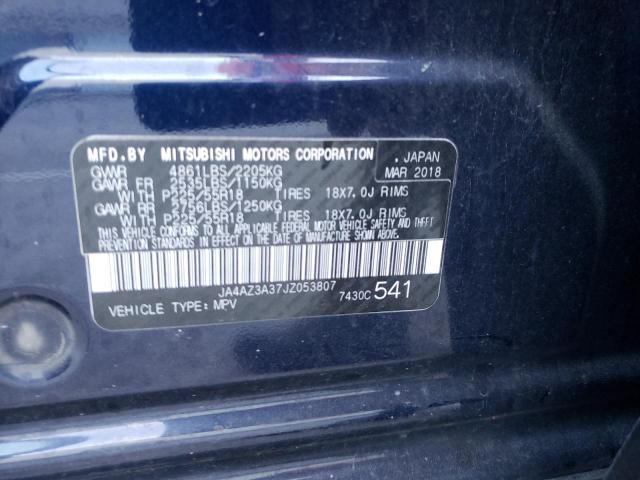 Photo 10 from auction – 2018 MITSUBISHI OUTLANDER with VIN JA4AZ3A37JZ053807