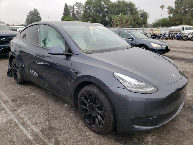 TESLA MODEL Y 2021 with VIN 5YJYGDEE5MF283741 - Photo from auction