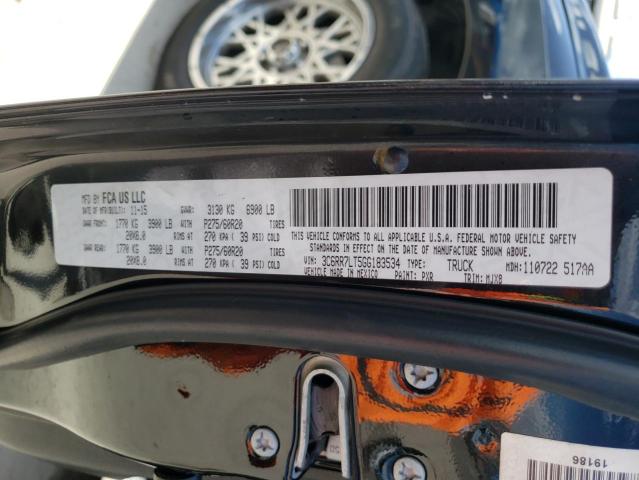 Photo 10 from auction – 2016 RAM 1500 SLT with VIN 3C6RR7LT5GG183534