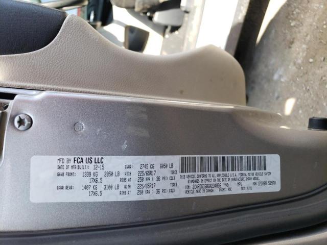 Photo 10 from auction – 2016 DODGE GRAND CARA with VIN 2C4RDGCG8GR234836