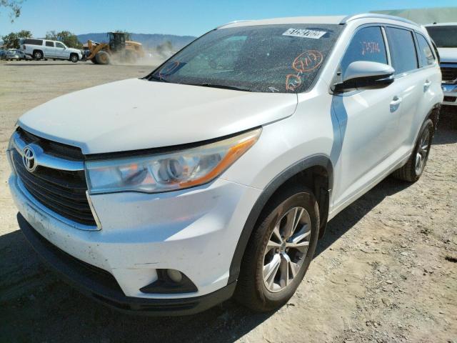Foto 2 de la subasta – 2014 TOYOTA HIGHLANDER con VIN 5TDJKRFH7ES031332