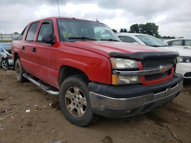 Photo 1 from auction – 2004 CHEVROLET AVALANCHE with VIN 3GNEK12T84G316364