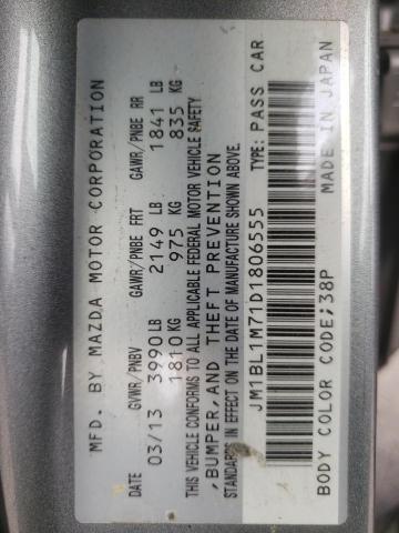 Photo 10 from auction – 2013 MAZDA 3 I with VIN JM1BL1M71D1806555