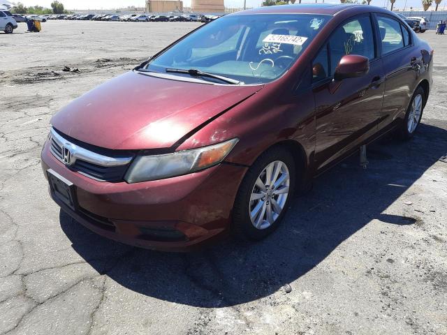 Photo 2 from auction – 2012 HONDA CIVIC EXL with VIN 19XFB2F90CE302678