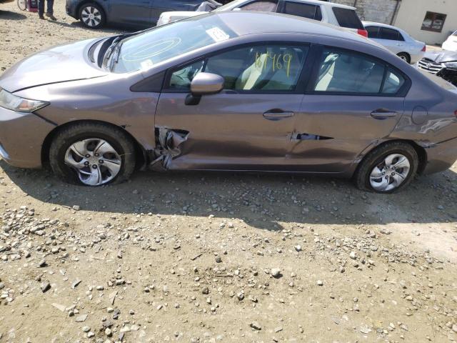 Photo 9 from auction – 2014 HONDA CIVIC LX with VIN 19XFB2F50EE248623