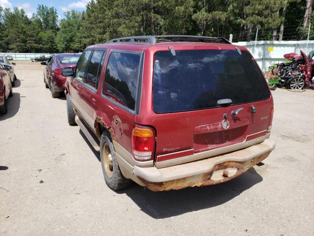 Photo 3 from auction – 2001 MERCURY MOUNTAINEE with VIN 4M2ZU86P71UJ03659