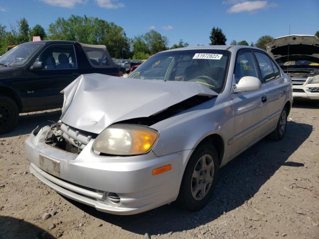 Photo 2 from auction – 2003 HYUNDAI ACCENT GL with VIN KMHCG45C13U472591