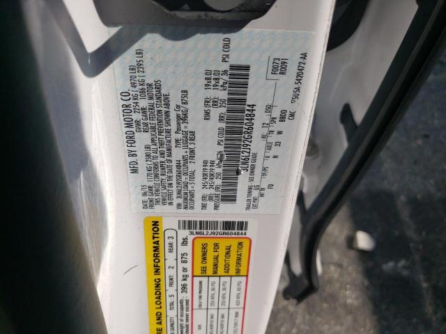 Photo 10 from auction – 2016 LINCOLN MKZ with VIN 3LN6L2J92GR604844