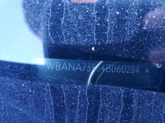 Photo 10 from auction – 2004 BMW 530 I with VIN WBANA73554B060284
