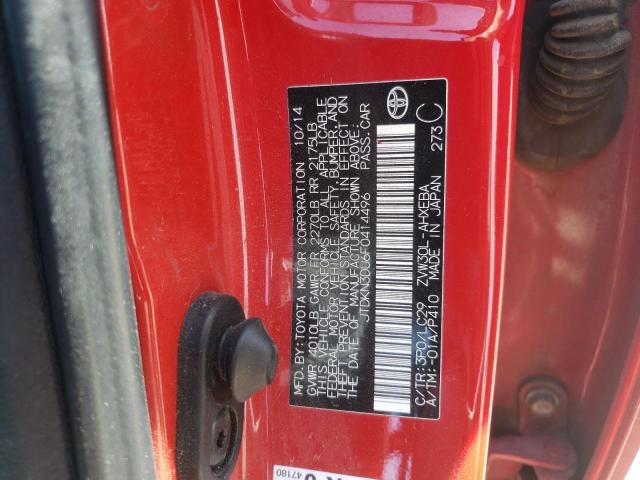 Photo 10 from auction – 2015 TOYOTA PRIUS with VIN JTDKN3DU6F0414496
