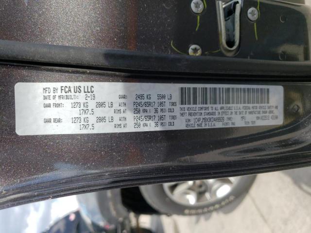 Photo 10 from auction – 2019 JEEP CHEROKEE T with VIN 1C4PJMBX3KD409926
