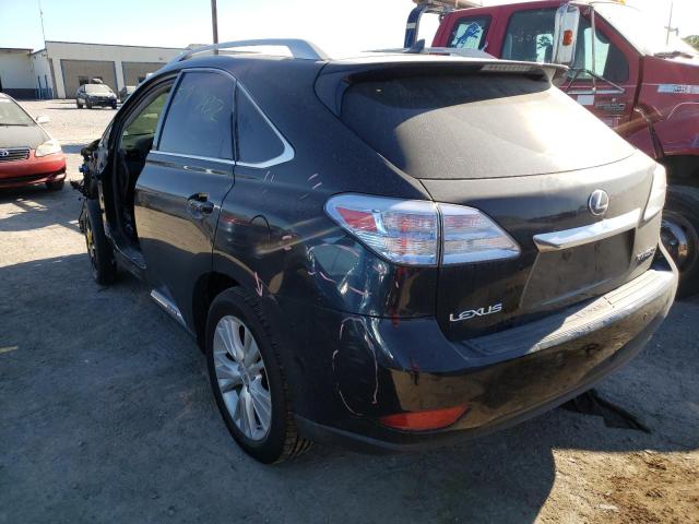 Photo 3 from auction – 2011 LEXUS RX 450 with VIN JTJBC1BA7B2042990