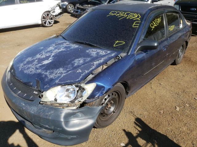 Photo 2 from auction – 2004 HONDA CIVIC LX with VIN 2HGES16594H502565