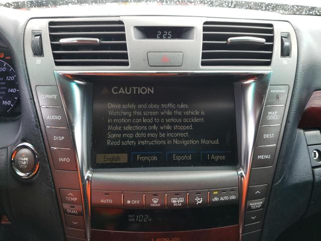 Photo 9 from auction – 2007 LEXUS LS 460L with VIN JTHGL46F875000803