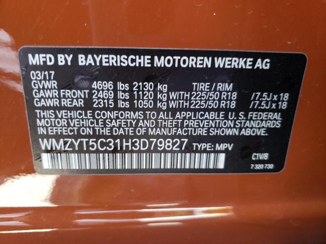 Photo 10 from auction – 2017 MINI COOPER S C with VIN WMZYT5C31H3D79827