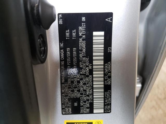 Photo 10 from auction – 2015 LEXUS RX 450H with VIN 2T2BC1BA7FC004908
