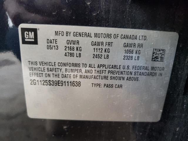 Photo 10 from auction – 2014 CHEVROLET IMPALA LT with VIN 2G1125S39E9111638