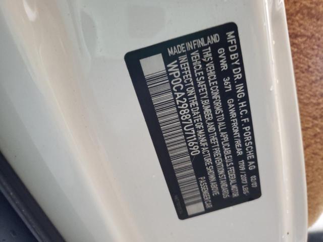 Photo 10 from auction – 2007 PORSCHE BOXSTER with VIN WP0CA29887U711690