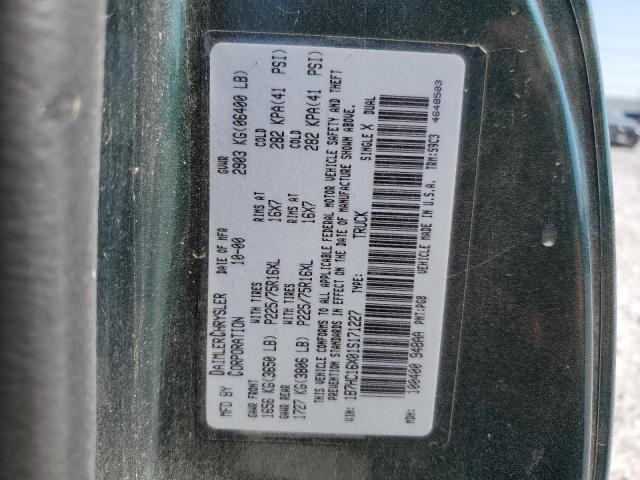 Photo 10 from auction – 2001 DODGE RAM 1500 with VIN 1B7HC16X01S171227