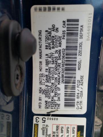 Photo 10 from auction – 2008 TOYOTA COROLLA CE with VIN 1NXBR32E38Z036452