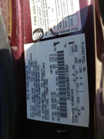 Photo 10 from auction – 2011 FORD FUSION SE with VIN 3FAHP0HA4BR172004