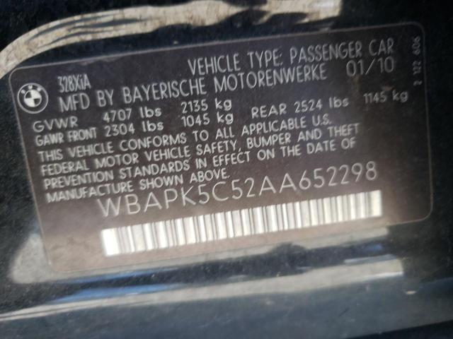 Photo 10 from auction – 2010 BMW 328 XI SUL with VIN WBAPK5C52AA652298