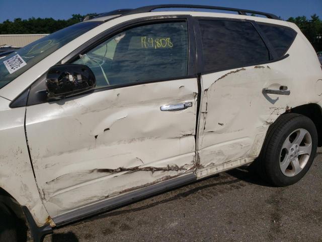 Photo 9 from auction – 2005 NISSAN MURANO SL with VIN JN8AZ08W65W441871