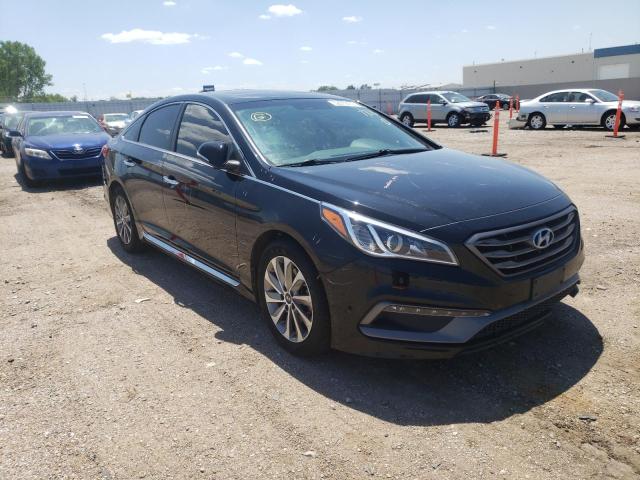 HYUNDAI SONATA SPO 2017 with VIN 5NPE34AF5HH587706 - Photo from auction