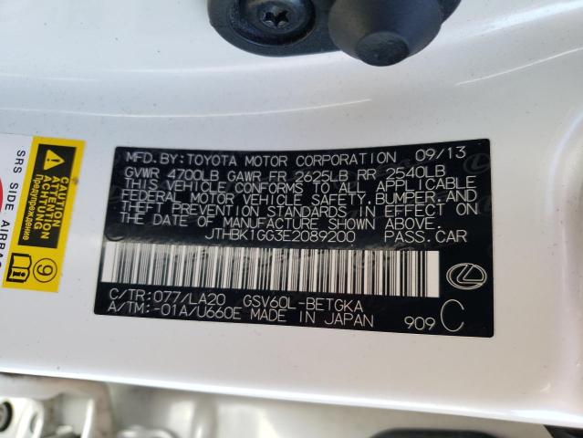 Foto 10 de la subasta – 2014 LEXUS ES 350 con VIN JTHBK1GG3E2089200
