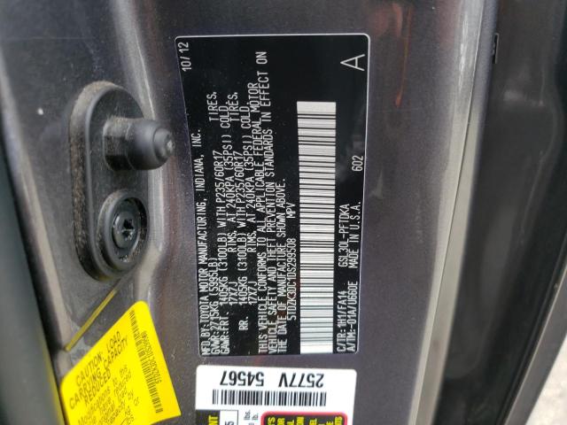 Photo 10 from auction – 2013 TOYOTA SIENNA with VIN 5TDZK3DC1DS299508