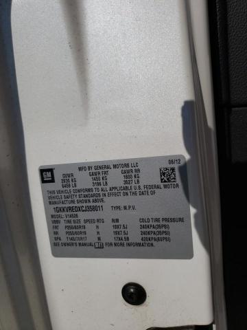 Photo 10 from auction – 2012 GMC ACADIA SLT with VIN 1GKKVREDXCJ358011